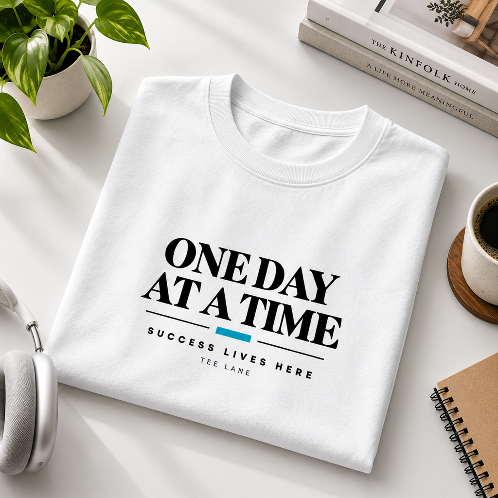 One Day at a Time Oversized TEE