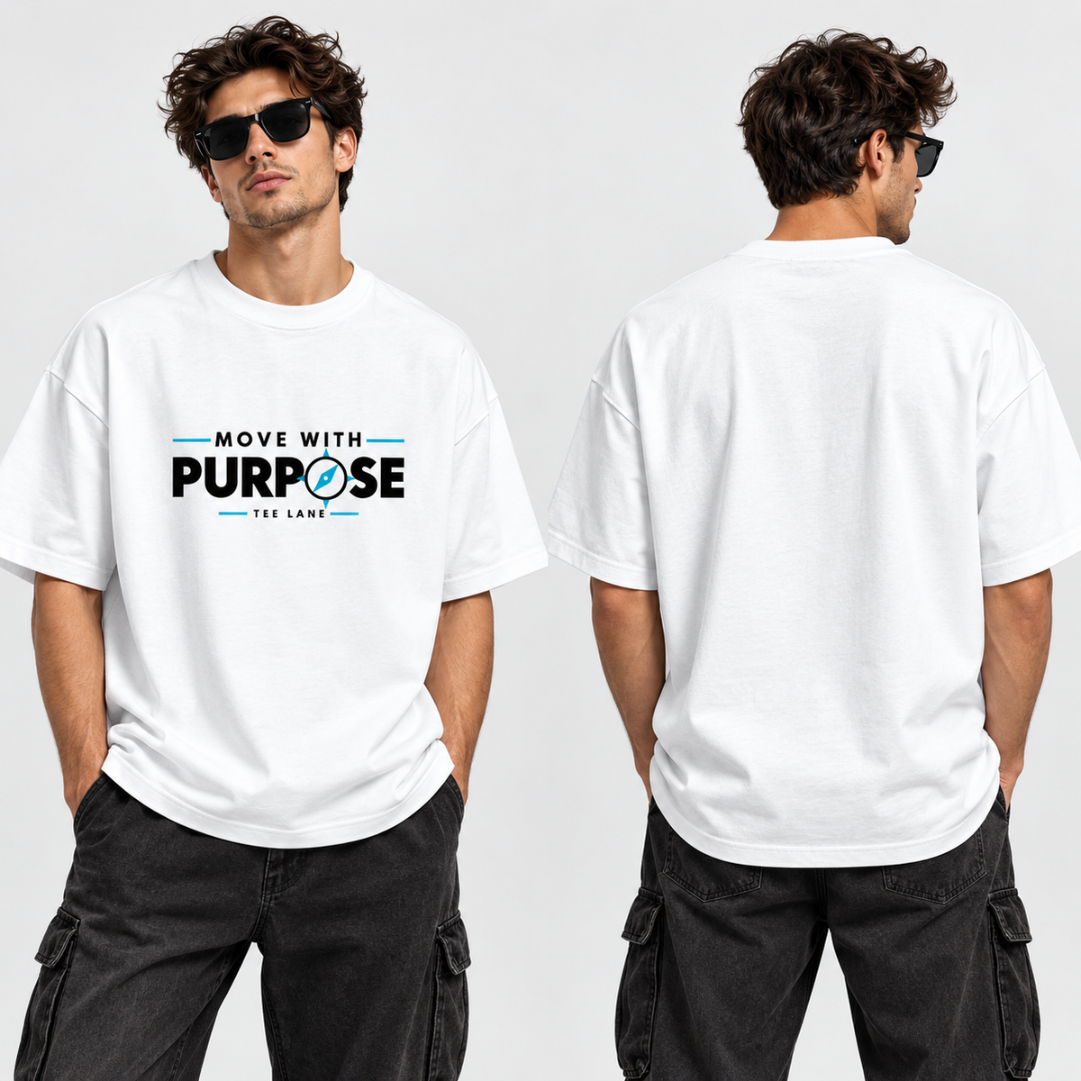 Move with Purpose Oversized TEE