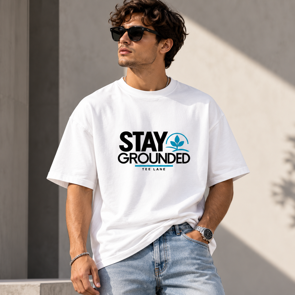 Stay Grounded Oversized TEE