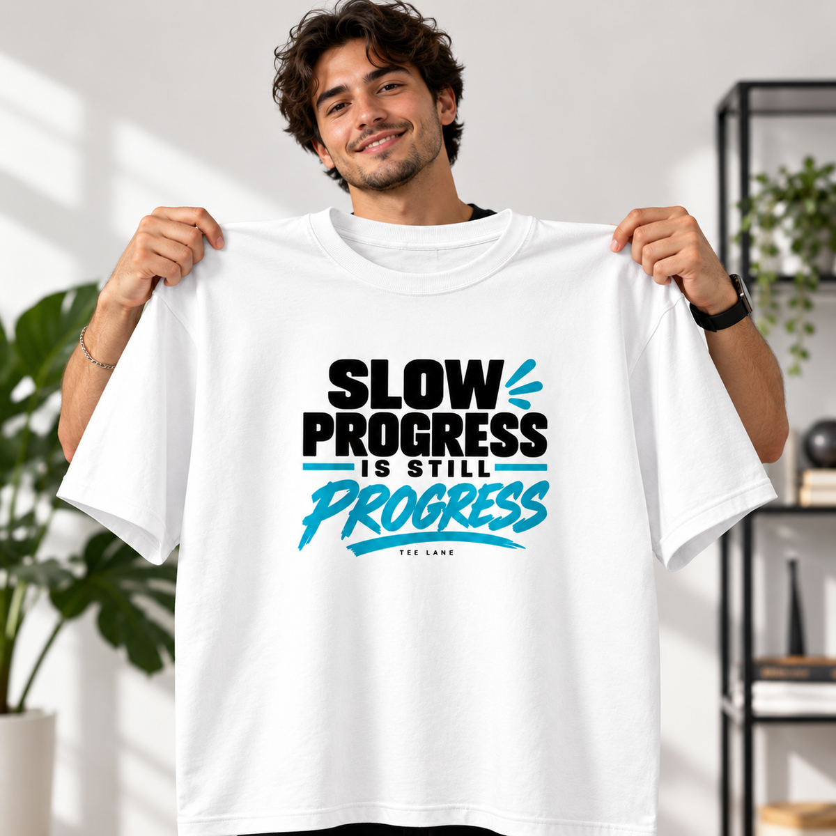 Slow Progres is Still Progres Oversized TEE