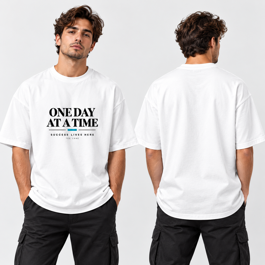 One Day at a Time Oversized TEE