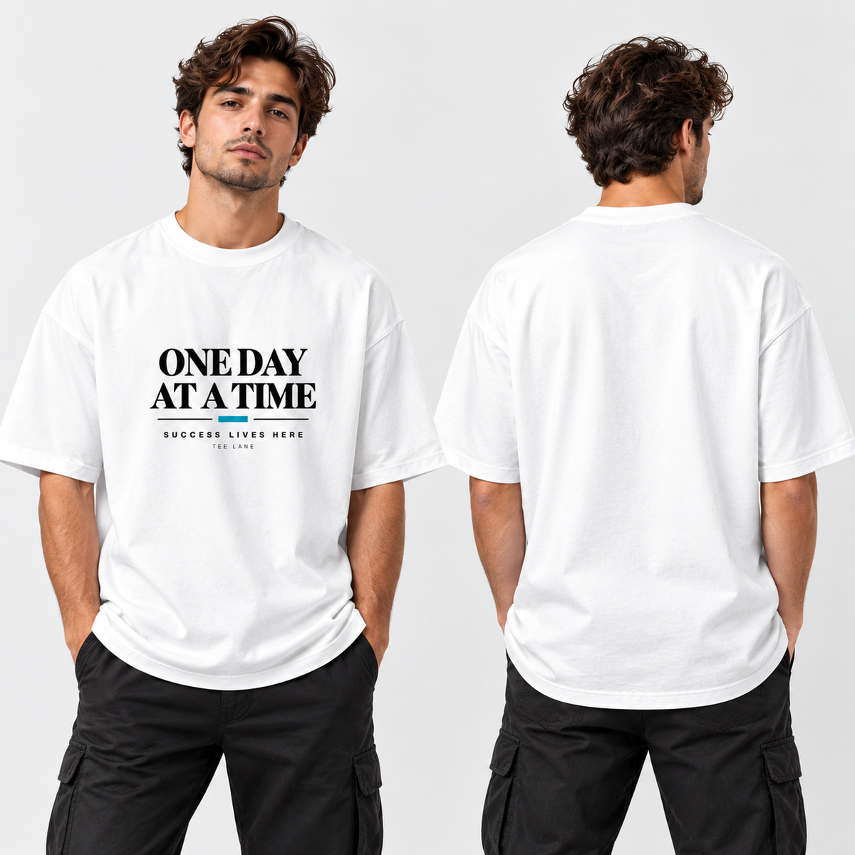 One Day at a Time Oversized TEE