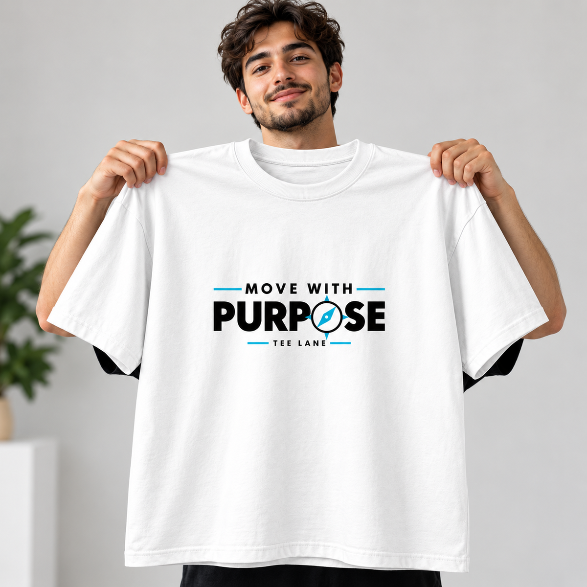 Move with Purpose Oversized TEE