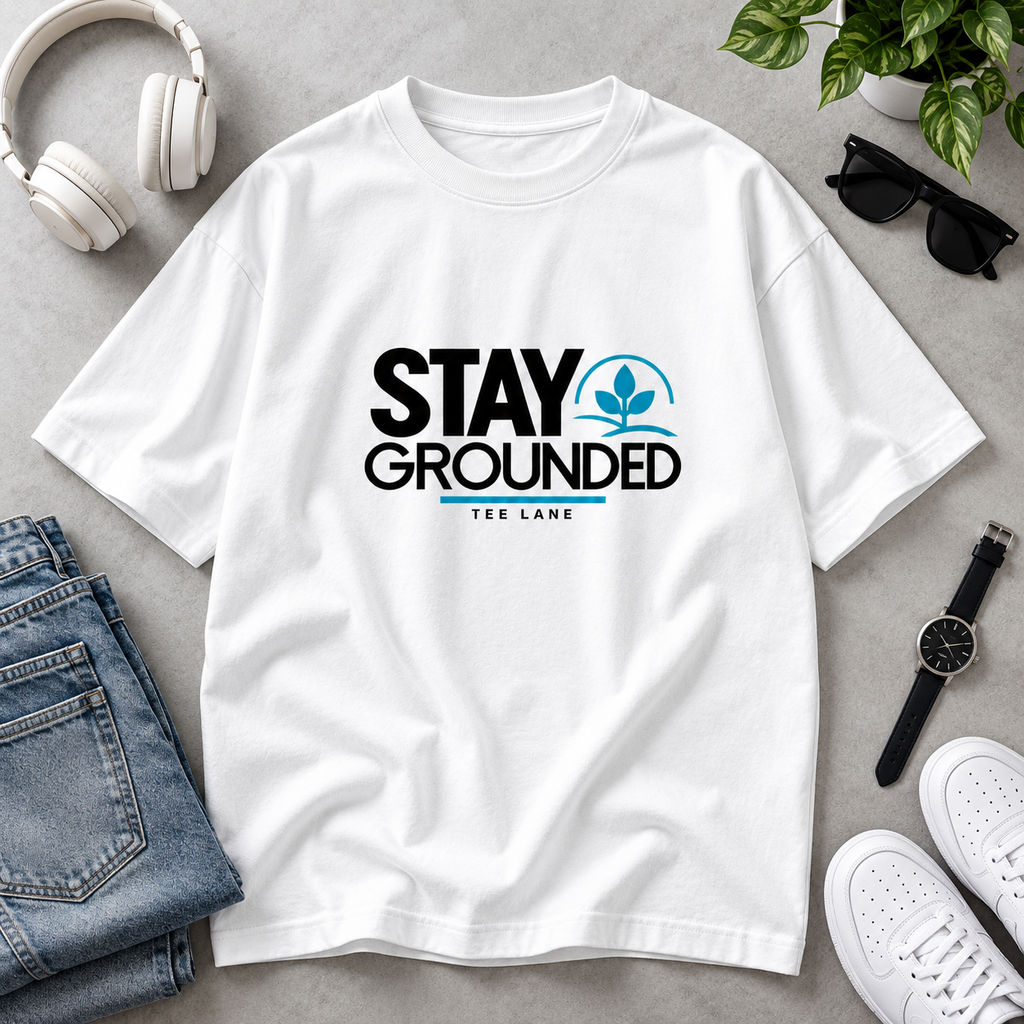 Stay Grounded Oversized TEE
