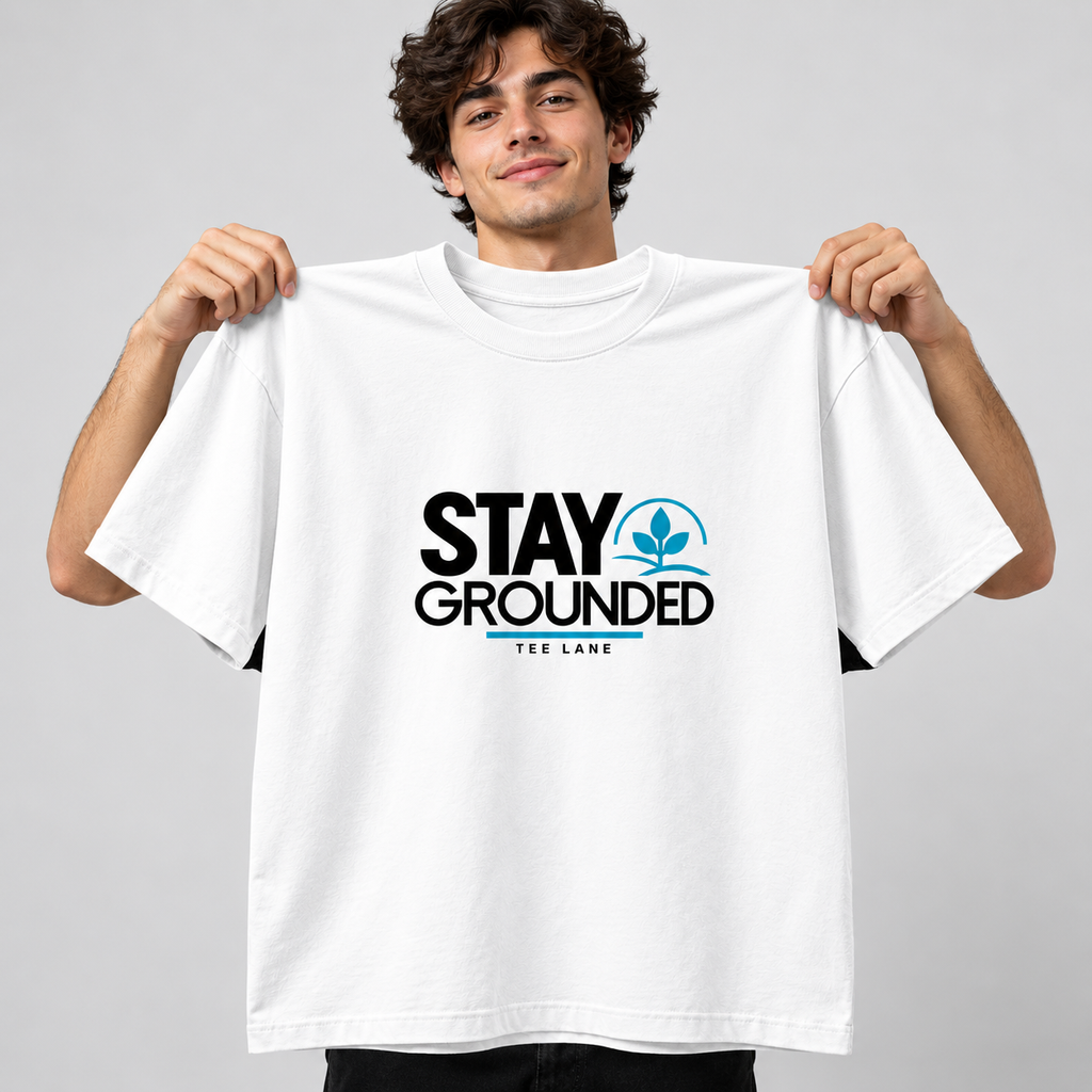 Stay Grounded Oversized TEE